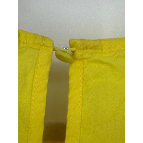 Who What Wear Maxi Tiered Dress Yellow Sleeveless Crewneck Vacay Summer XL - Picture 5 of 8